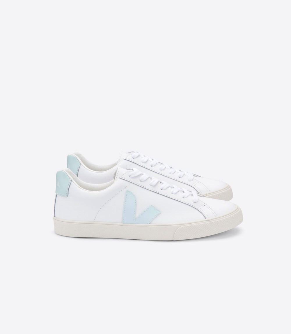 Veja Sneakers Dam - Esplar Läder - Vita - 295384-KGF